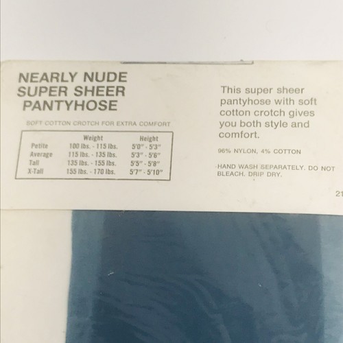 New Woman’s Pantyhose Super Sheer Turquoise Petite 5’-5’3 100-115lbs Lot - Picture 5 of 10