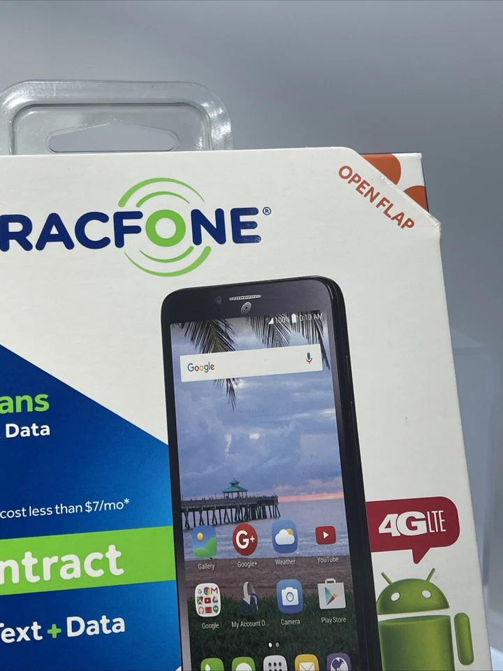 Telefone pré-pago Alcatel ONETOUCH Pixi Glory 4G LTE TracFone NOVO na CAIXA - Imagem 3 de 4