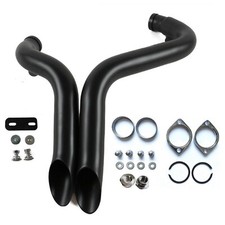 LAF 2 O.D Exhaust Pipes for Harley Touring Sp...