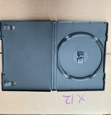 4 TOP QUALITY 14MM AMARAY BLACK SINGLE DVD CASES,MADE IN US PSD12YY FREE SHIP