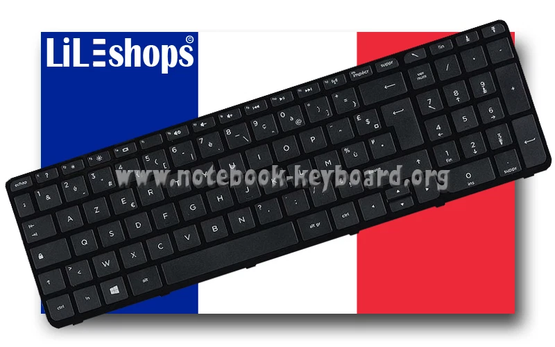 Clavier Fr Original HP Pavilion 719853-051 Model R65 AER65F00210 Cadre Inclus - Photo 1/1