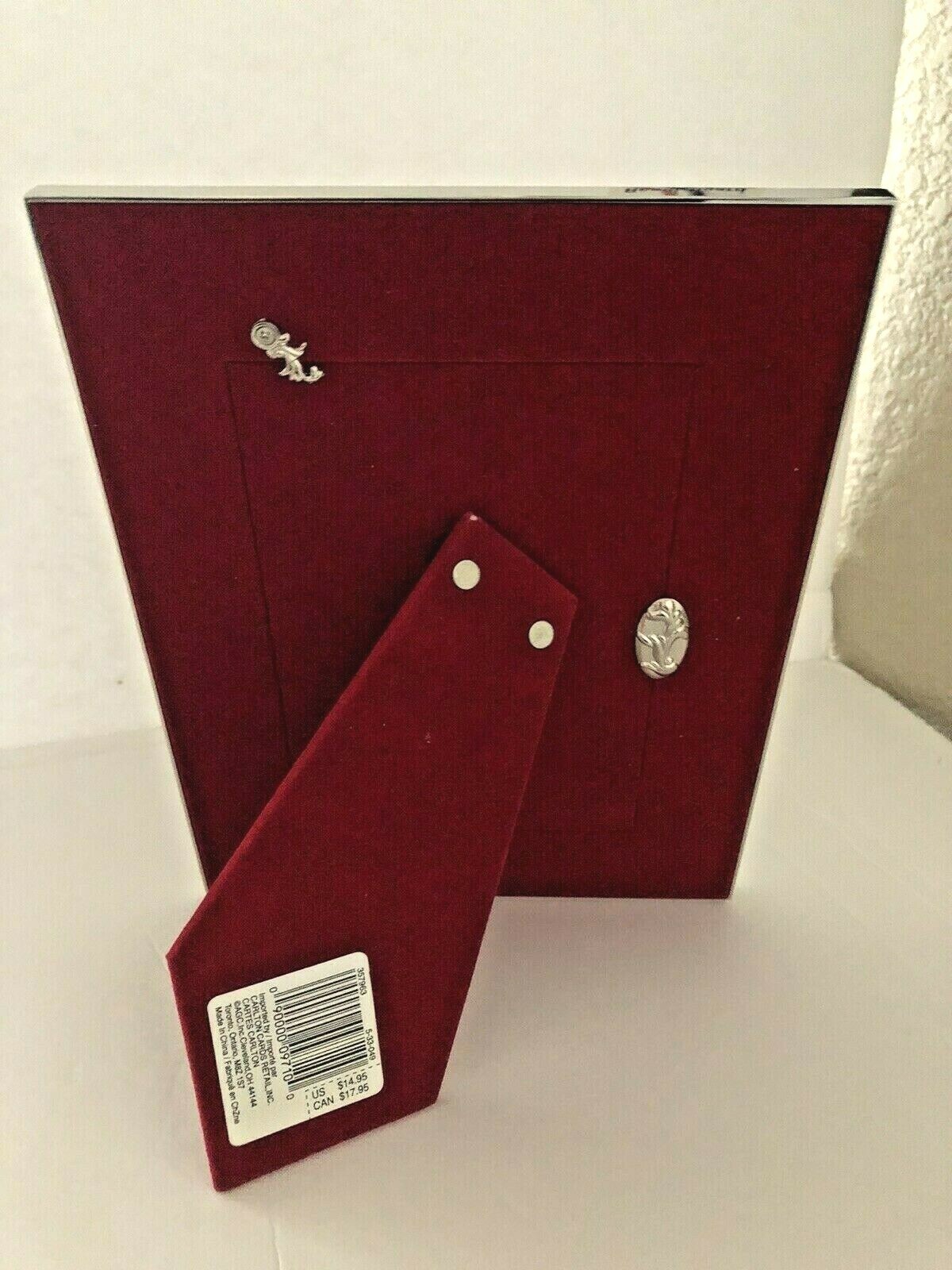 American Greetings Carlton Silver Finish Wedding Frame Two Hearts One Dream