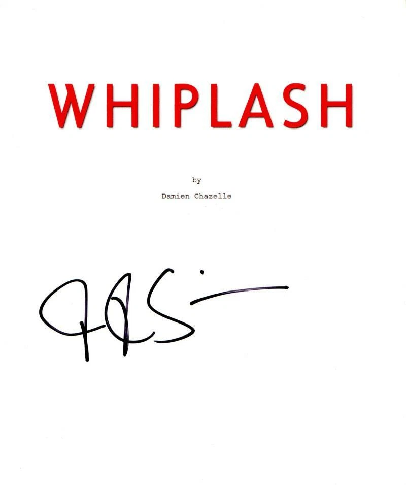 JK SIMMONS SIGNED WHIPLASH FULL SCRIPT AUTHENTIC AUTOGRAPH COA eBay