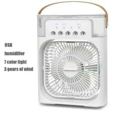 USB Portable Air Cooler Evaporative Cooling Air Conditioner Humidifier Fan