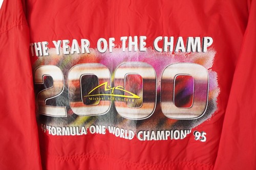 Vintage FERRARI Michael Schumacher Jacket 2000 F1 Racing Team Retro Size XL - Picture 4 of 9