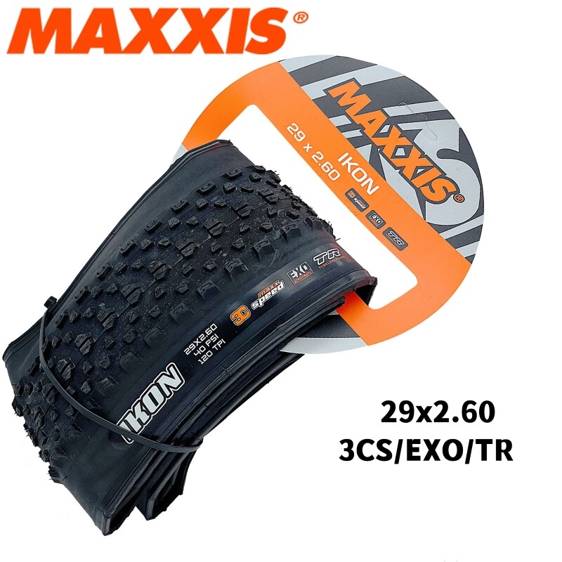 MAXXIS(マキシス) IKON 29″ x 2.35″ 2本セット Maxxis Ikon Tire - 29 x 2.35, Tubeless, Folding, Black