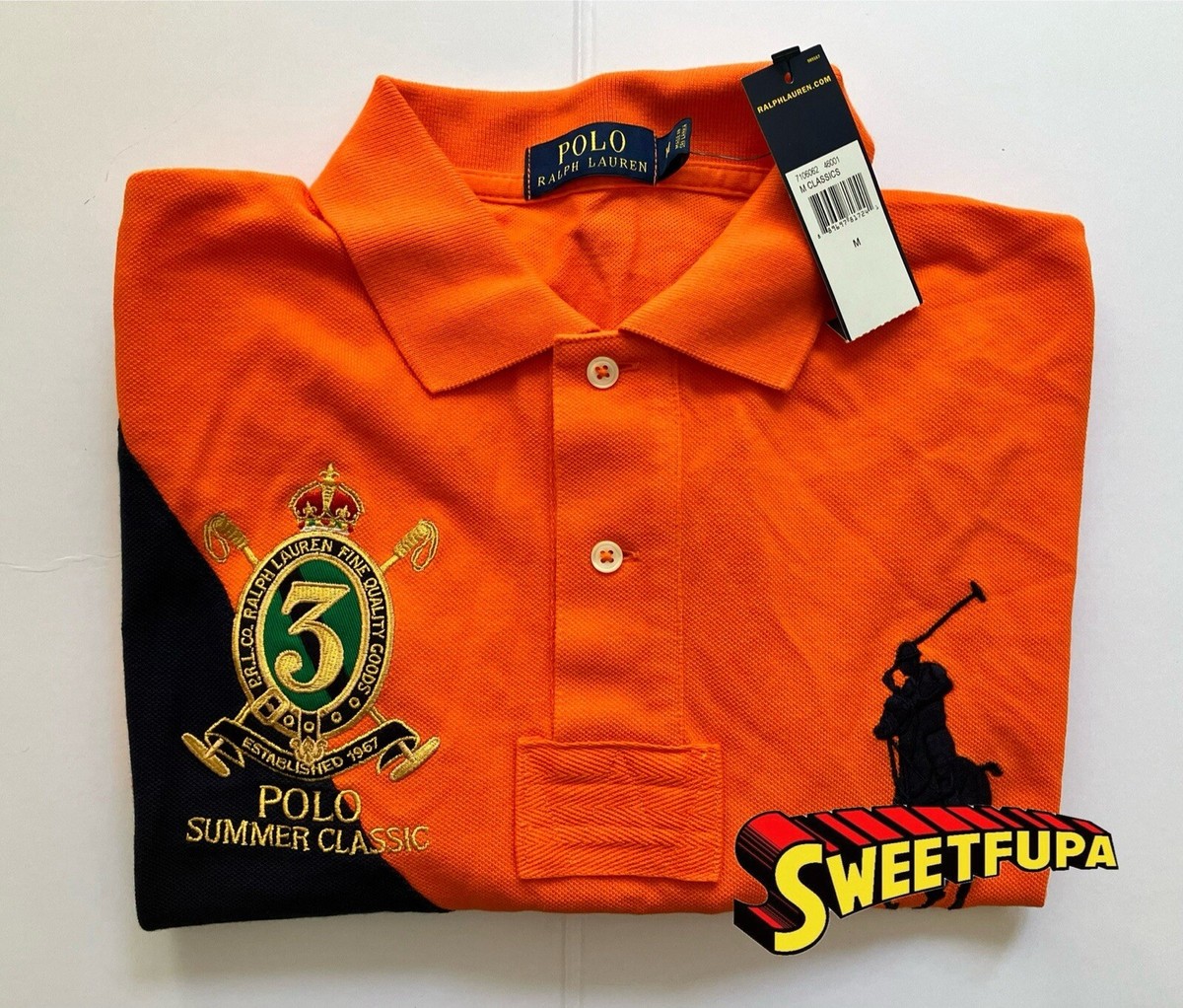 Polo Ralph Lauren Polo Summer Classic Crest Shirt Men’s Medium Big Pony #3  NWT