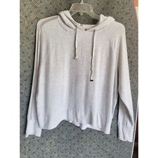 Athleta Open Hearted Hoodie Women'x 1X Gray Workout Yoga