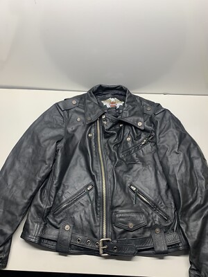 Vintage Harley Davidson American Legend Shovelhead Belted Leather