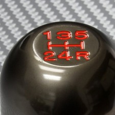 Gunmetal 5-speed Type-r Manual Aluminum Transmission Shifter Knob Universal