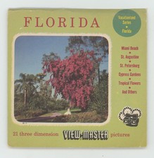 FLORIDA The Peninsula State 1955 View-Master Packet Reels FLA-123 no flap
