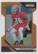 2018 Panini Prizm Rookie Orange Prizm 181/249 MJ Stewart #256 6o3