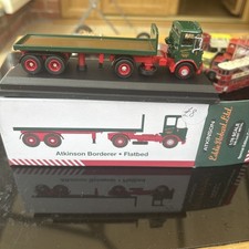 Atlas Eddie Stobart Atkinson Borderer Flatbed Truck 1:76 Scale Die Cast Model