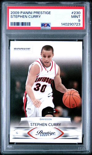 2009 Panini Prestige Stephen Curry #230 PSA 9