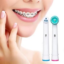 4PC Interspace Power Tip Toothbrush Heads compatible For ORAL Braun Interdental