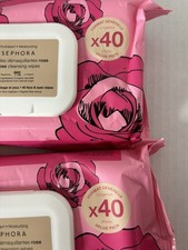 SEPHORA Clean Cleansing  Gentle Exfoliating Wipes  Rose - Moisturizing 80 Wip