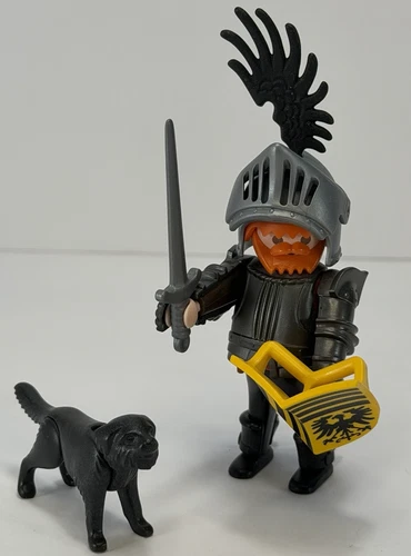 Playmobil 3890 Baron Knight w/ Hunting Dog 100% Complete Vintage 90s - CLEAN