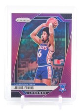 JULIUS ERVING 2024-25 PRIZM LEGENDS PURPLE #292 76ERS /99 Q5537