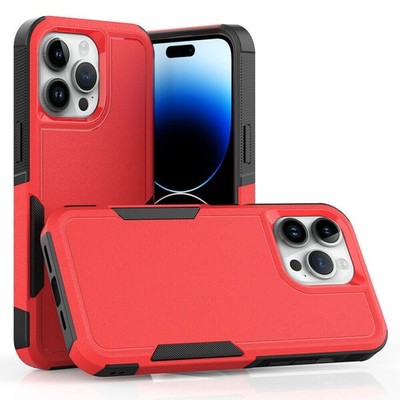 Hybrid Shockproof Rugged Hard Case For iPhone 16 Pro Max Plus 15 14 13 12 11 XR