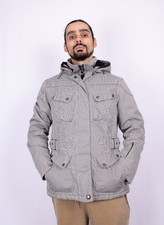Wellensteyn "Cosmo" Giacca Uomo Tecnica Parka Grigio Nero Taglia L - OTTIME