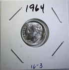 1964 10C Roosevelt Dime SILVER Uncirculated (16-03)