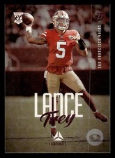 2021 Panini Chronicles Luminance Update Rookies Pink #204 Trey Lance