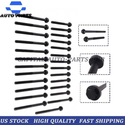 22+4 PCs Fits Cummins ISX ISX15 QSX 3678506 3678804 Cylinder Head Bolts Sets