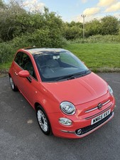 2015 Fiat 500 Lounge 1.2 Petrol Manual Coral Pink, Service History & Long MOT