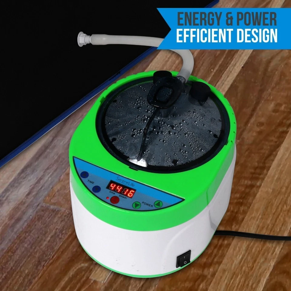 Vaporizador de sauna con control remoto y manguera de vapor (para modelo SereneLife: SLISAU35BK Foto 3 de 4