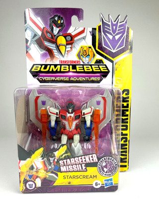 Hasbro Transformers Bumblebee Cyberverse Adventures Starscream Starseeker NEW