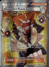 Lysandre's Trump Card (118 Full Art) Holo Ultra Rare XY - Phantom Forces 118/119 on eBay