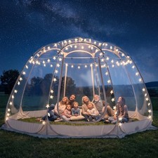 Clear Bubble Tent w/Window Transparent Outdoor Shelter All Weather 6-15 Person