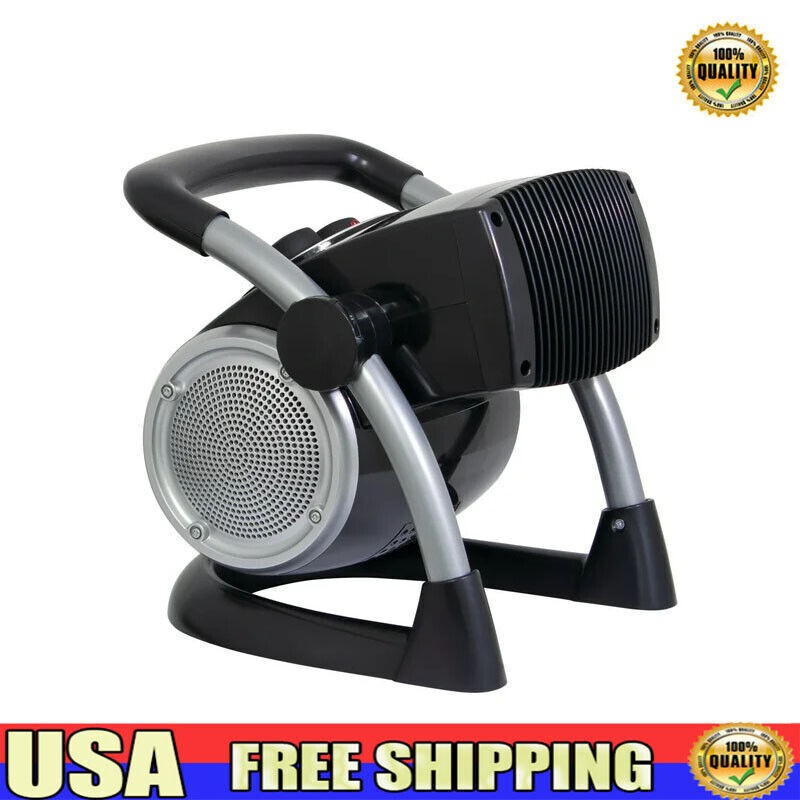1500W Ceramic Space Heater with Adjustable Thermostat for Garage Basement Safety  