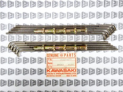 Kawasaki NOS NEW 41027-077 Rear Inner Spokes Assy (10) F12MX KX KX250 