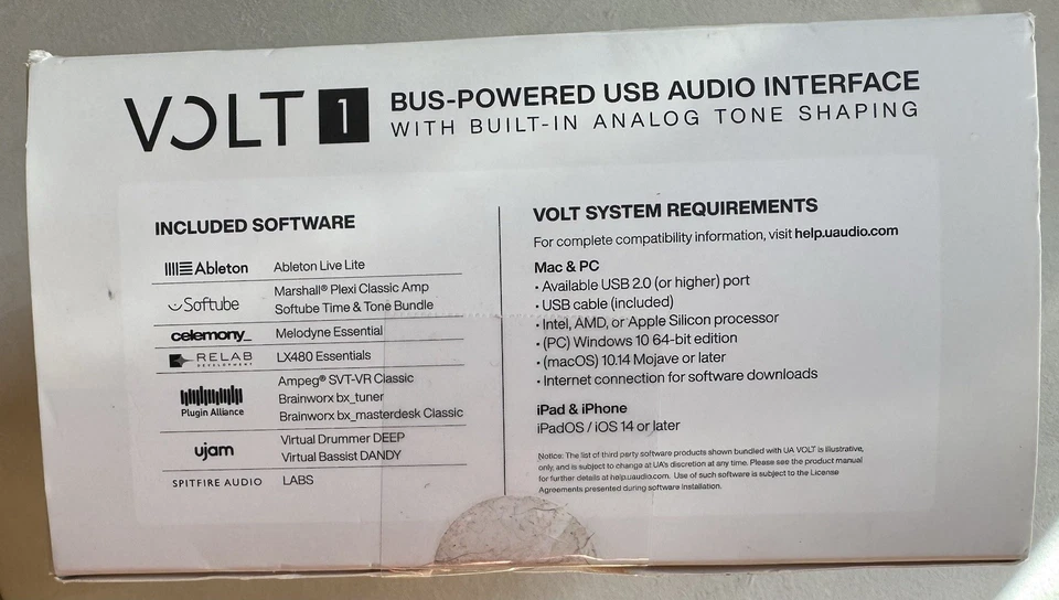 Interfaz de audio USB alimentada por bus Voltio 1 canal único Foto 2 de 3
