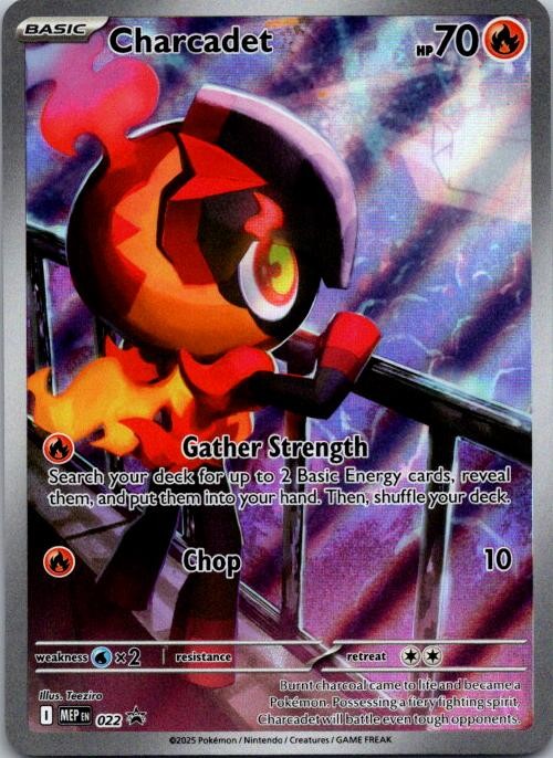 Charcadet 022 Holo Promo ME: Mega Evolution Promo Pokemon NM AA-8