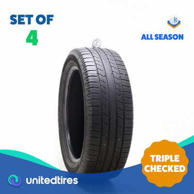 Set of (4) Used 225/55R19 Michelin Defender 2 99H - 7.5-9.5/32