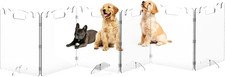 Clear Acrylic Pet Dog Gate - Folding Transparent Gates for Christmas Tree Small