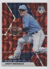 2021 Panini Mosaic Reactive Red Mosaic Prizm Joey Wendle #81 0m0g