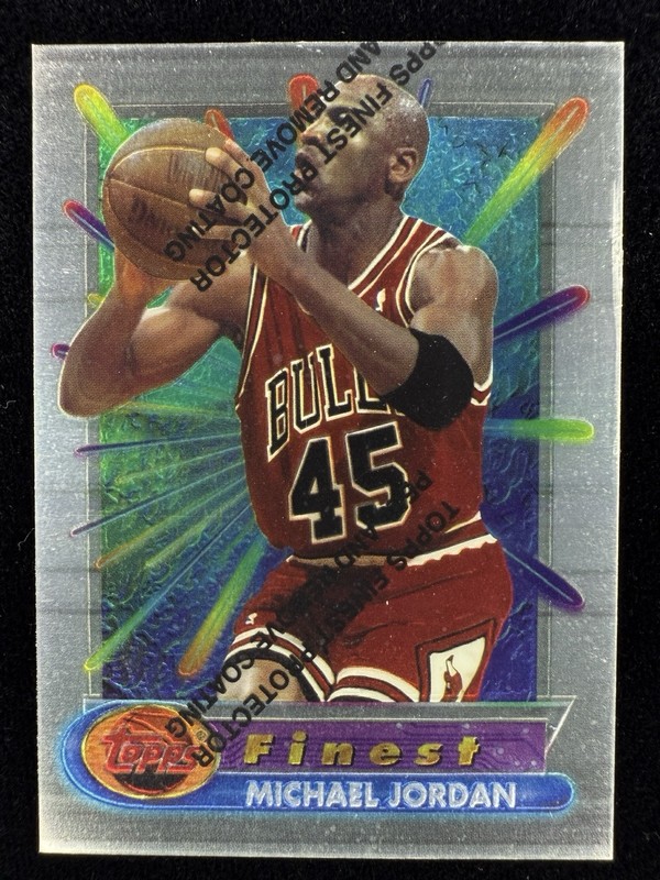 94-95 Topps Finest Michael Jordan - Michael Jordan Cards