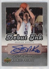 2006-07 Upper Deck Rookie Debut Debut Ink Steve Novak #DI-SN Auto fm0