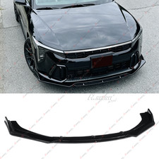 Gloss Black For Kia K4 Gt Ex Lxs 25-27 Front Bumper Lip Splitter Chin Spoiler Gloss Black For Kia K4 Gt Ex Lxs 25-27 Front Bumper Lip Splitter Chin Spoiler