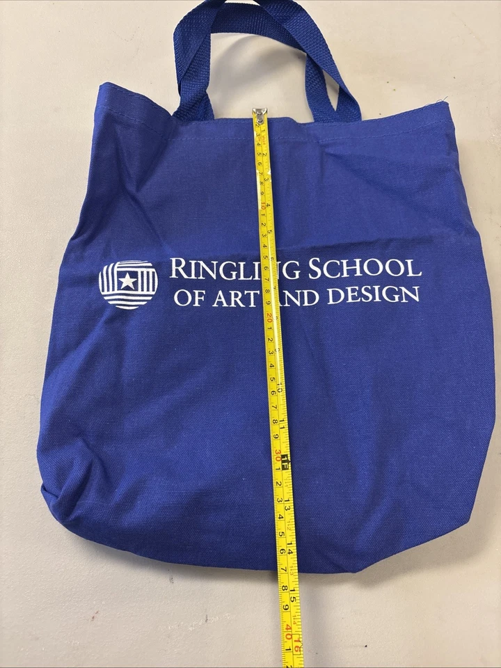 Bolso de Mano Ringling Escuela de Arte y Diseño Azul Sarasota Florida College Coast Foto 4 de 4