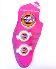 Laser Laces Light Up Shoe Laces Fiber Optic PURPLE One Size