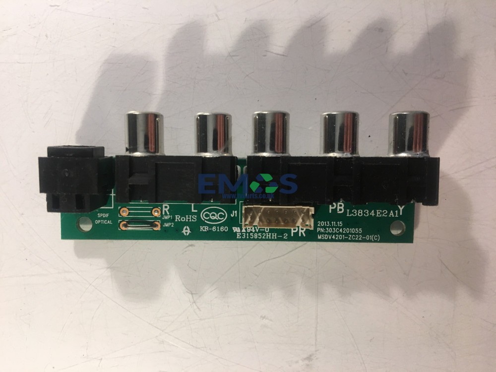 303C4201056 SIDE JACK ( AV INPUT ) FOR JVC VESTEL LT-42C550