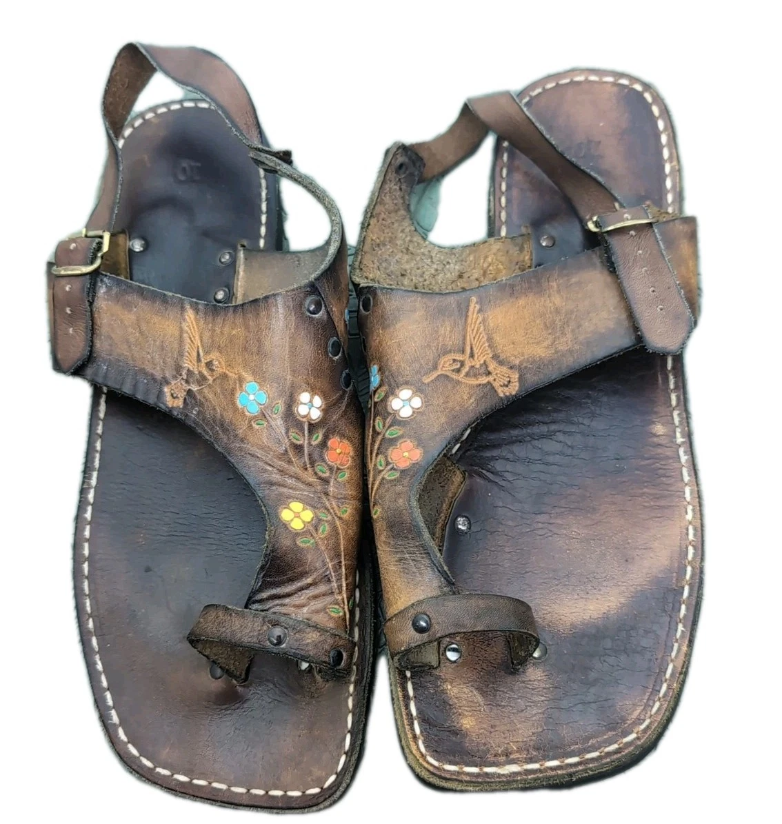Sandalias De Cuña Con Flores Para Mujer - Plataforma Ligera, Encaje, Primavera-Verano