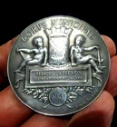 PARIS 1941 SILVER MEDAL MUNICIPAL CORPS, Deputy Mayor - CHAPLAIN / 5cm