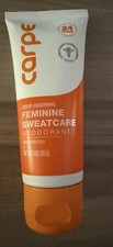 Carpe Feminine Care Sweat Absorbing Deodorant - Unscented 3oz - Sealed