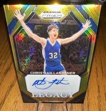 2024 Panini Prizm Draft Picks - Legacy Signatures Gold 5/10 Christian Laettner