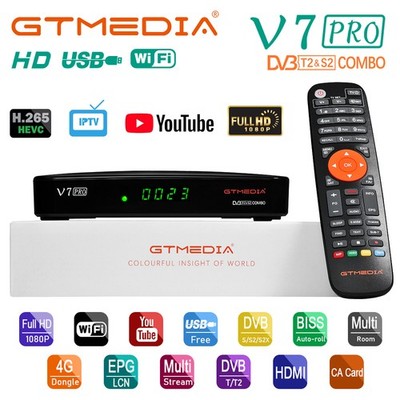 FullHD Digitaler TVSAT Receiver HDMI DVB-T2/S2 Tivusat Satelliten Empfänger PVR